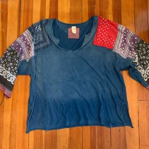 We The Free Patchwork Top